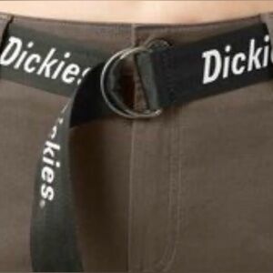 Dickies Logo Black D-Ring Web Belt l Small